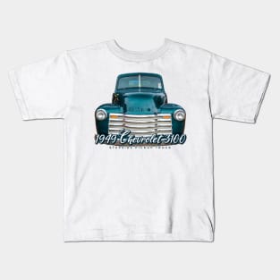 1949 Chevrolet 3100 Stepside Pickup Truck Kids T-Shirt